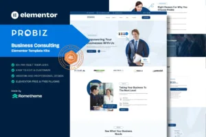 Probiz – 商业咨询 Elementor 模板套件-myforexstore