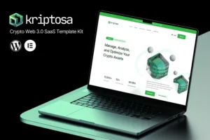Kriptosa – Web3 SaaS Elementor 模板套件-myforexstore