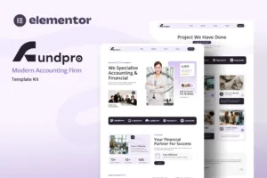 Fundpro – 现代会计公司 Elementor 模板套件-myforexstore