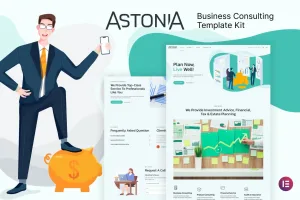 Astonia – 商业咨询 Elementor Template Kit-myforexstore