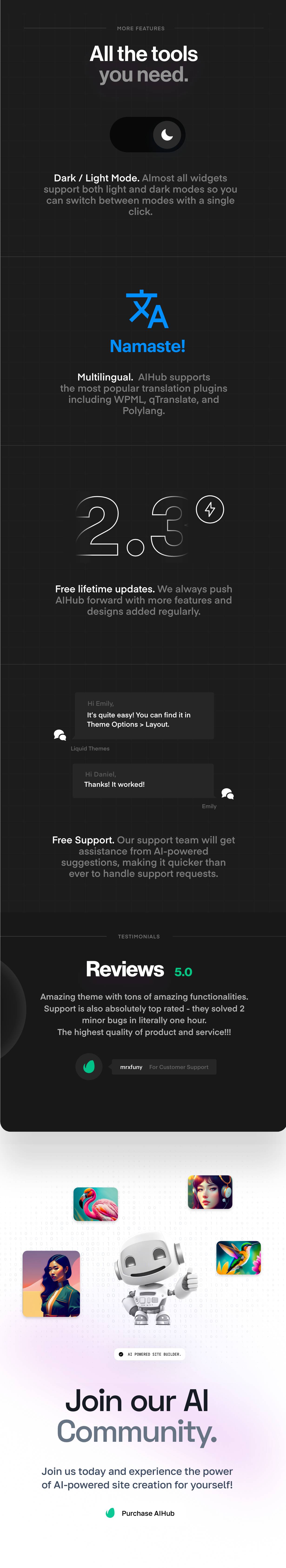 AI Hub - 初创企业与科技 WordPress 主题 - 14