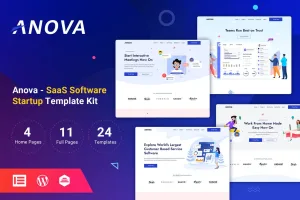 Anova – SaaS和启动 Elementor Template Kit-myforexstore