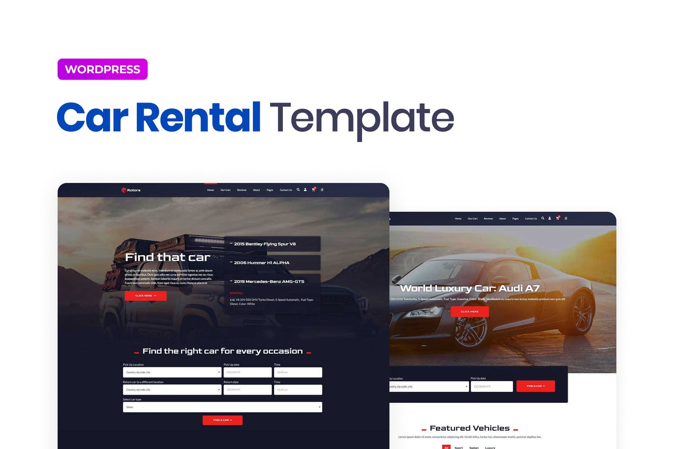 Rotors – 租车Elementor模板工具包-myforexstore