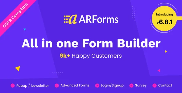 ARForms Premium 汉化中文版|WordPress表单生成器设计插件-极客小站