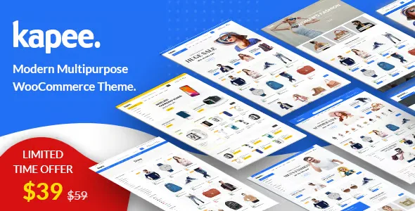 Kapee 1.6.12汉化中文版|时尚轻量WooCommerce WordPress主题模板-极客小站