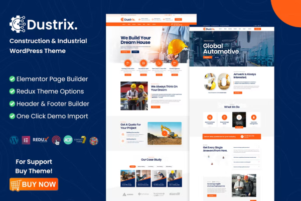 Dustrix – 建筑和工业 WordPress 主题-myforexstore