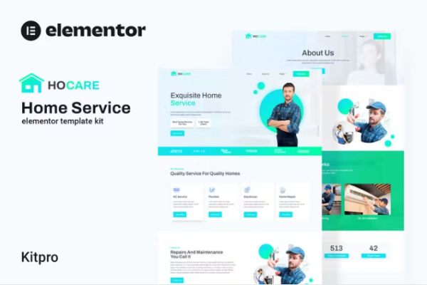 Hocare – 家庭服务 Elementor 模板套件-myforexstore