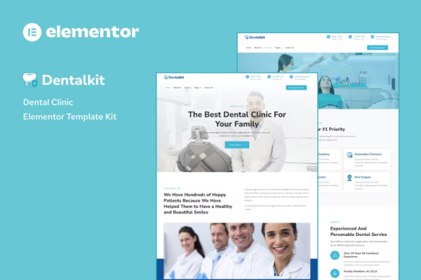 Dentistkit – 牙科诊所 Elementor 模板套件-myforexstore