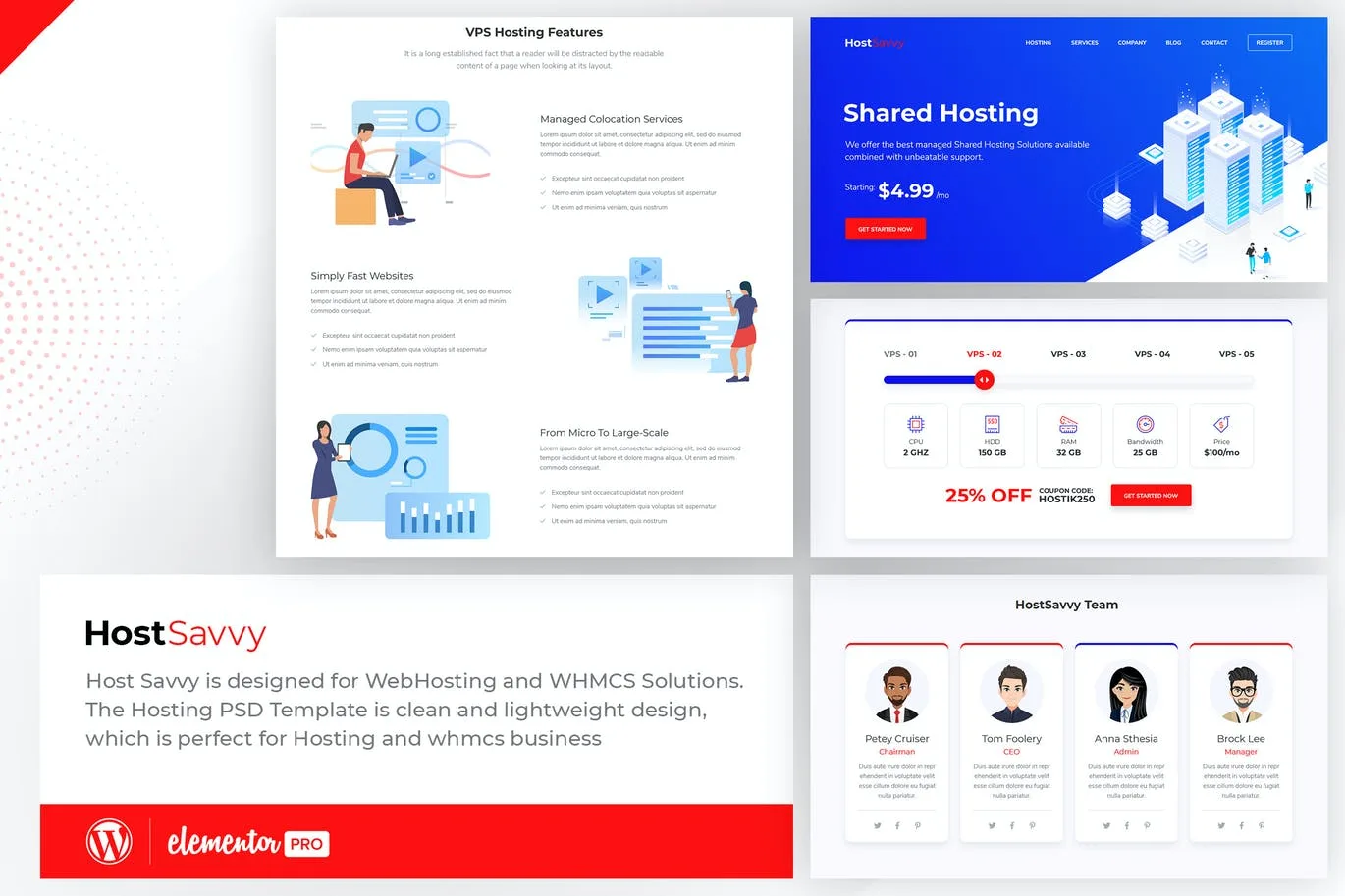 HostSavvy – 虚拟主机 Elementor Template Kit-myforexstore