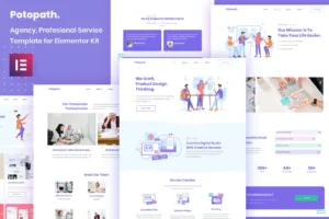 Potopath – 数字机构Elementor模板工具包-myforexstore