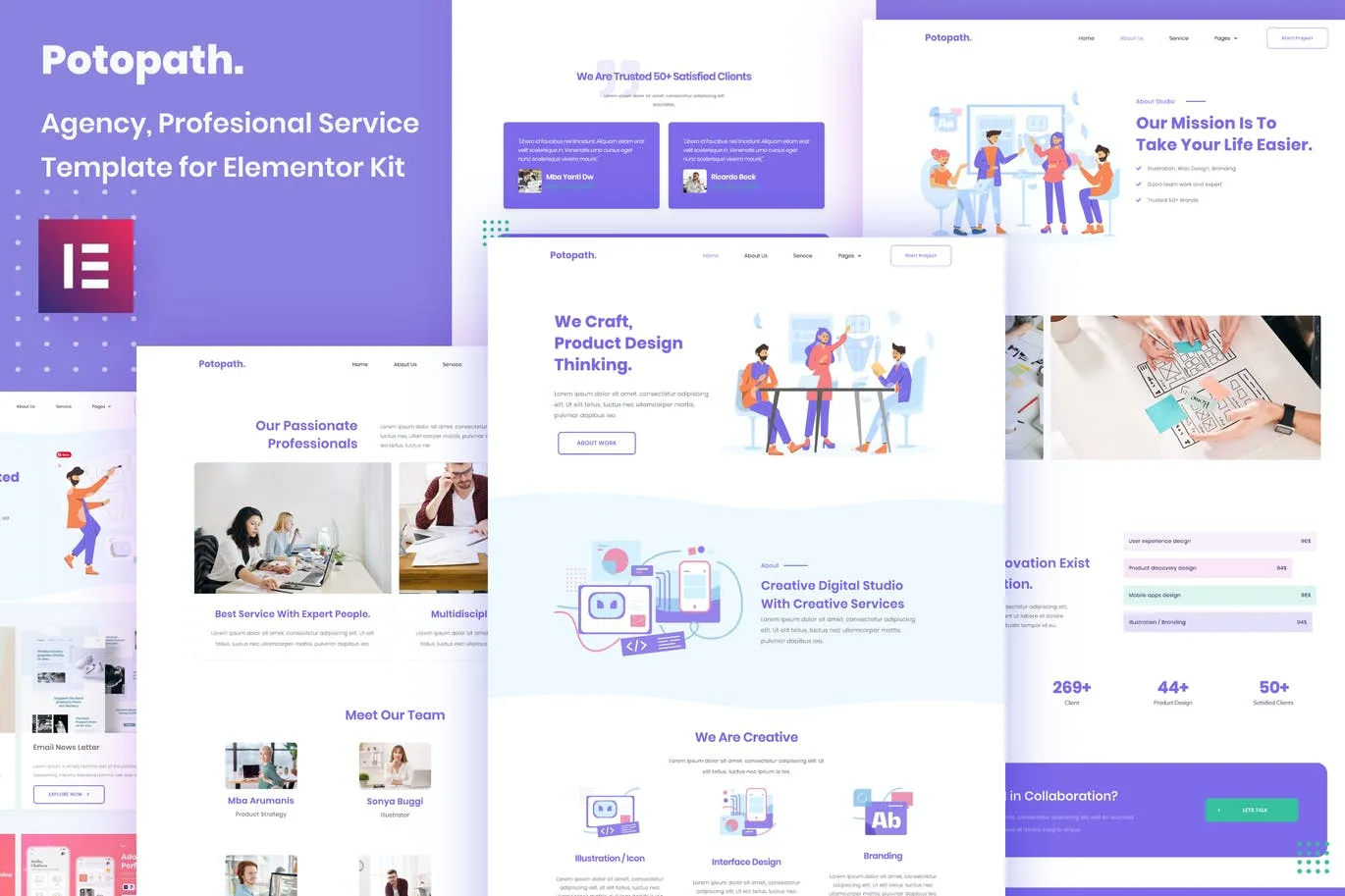 Potopath – 数字机构Elementor模板工具包-myforexstore