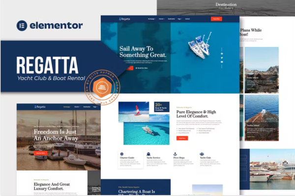 Regatta – 游艇俱乐部和船只租赁 Elementor 模板套件-myforexstore
