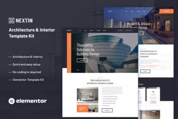 Nextin – 建筑和室内元素模板套件-myforexstore