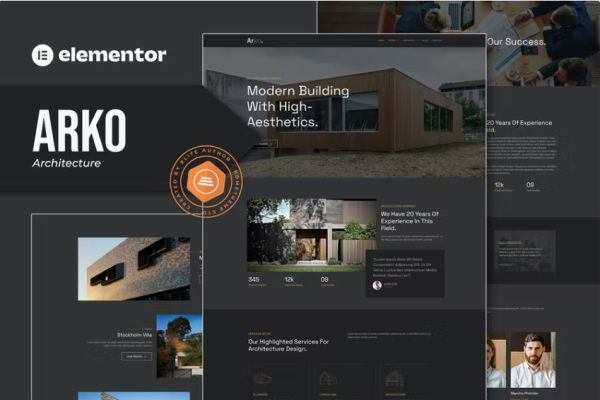 Arko – Architecture Elementor 模板工具包-myforexstore
