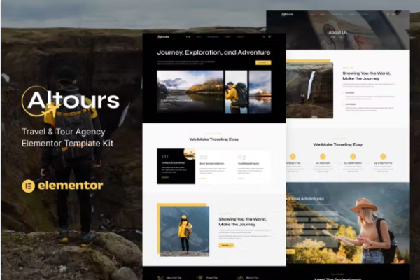 Altours – Travel & Tour Agency Elementor 模板套件-myforexstore