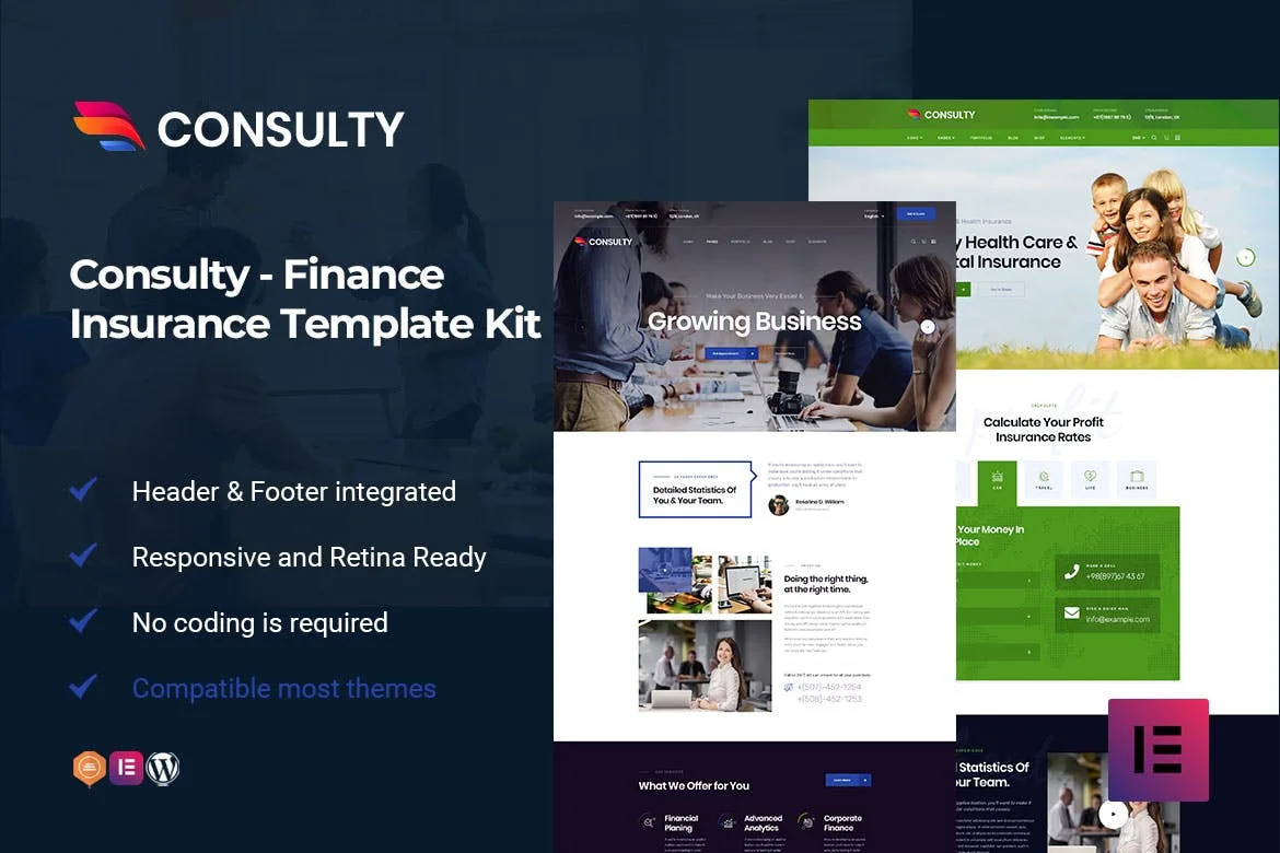 Consulty – 财务咨询 Elementor Template Kit-myforexstore