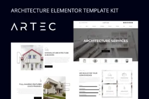 Artec – 建筑 Elementor Template Kit-myforexstore