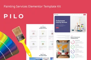 Pilo – 绘画服务Elementor模板工具包-myforexstore