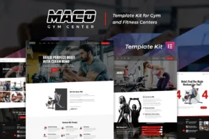 Maco Kit – 健身房和健身 Elementor Template Kit-myforexstore
