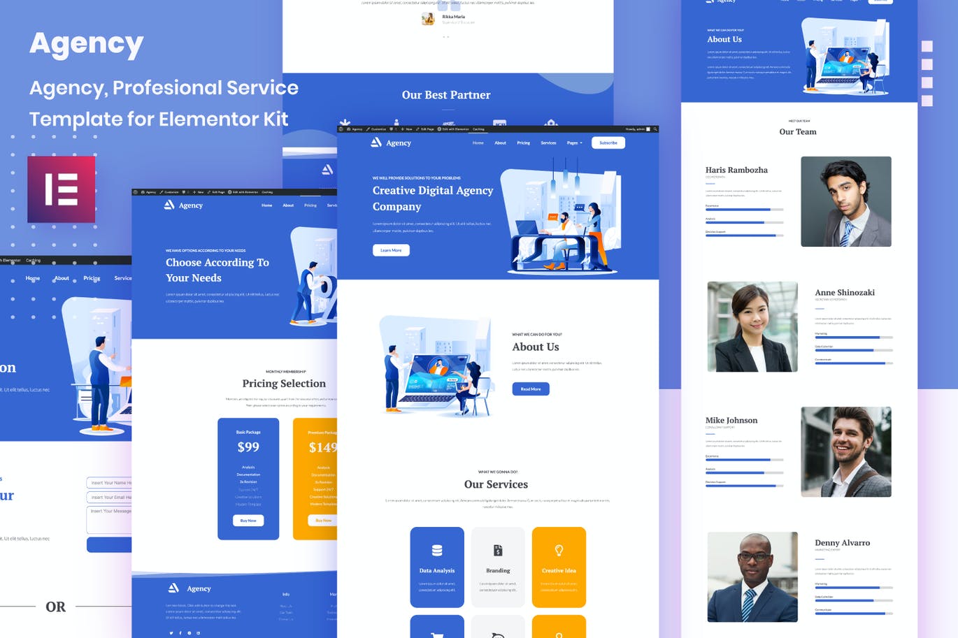 图片[1]-Porto Agency – 创意数字业务 Elementor Template Kit-myforexstore