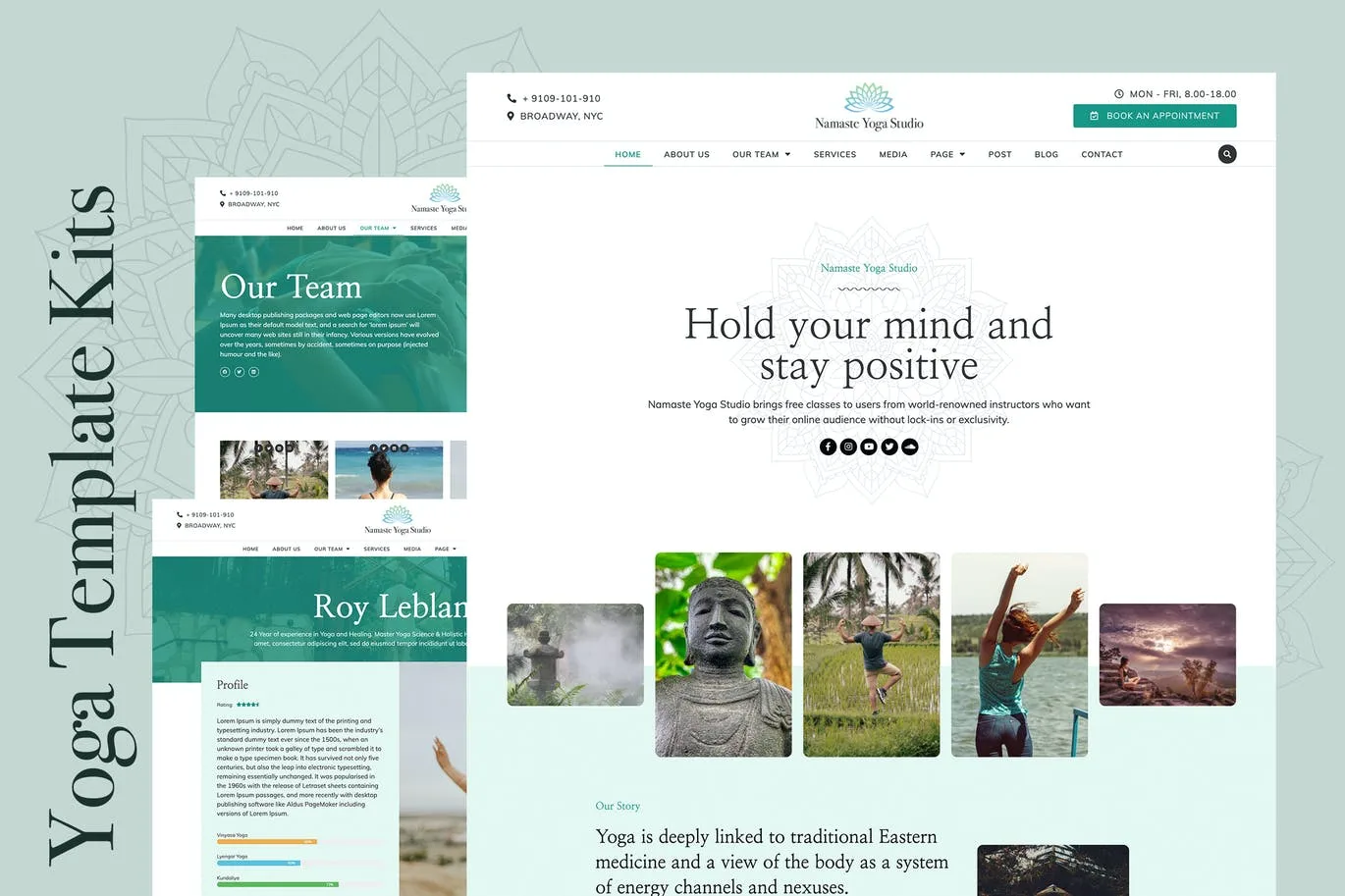 Namaste – 瑜伽与健身 Elementor Template Kit-myforexstore