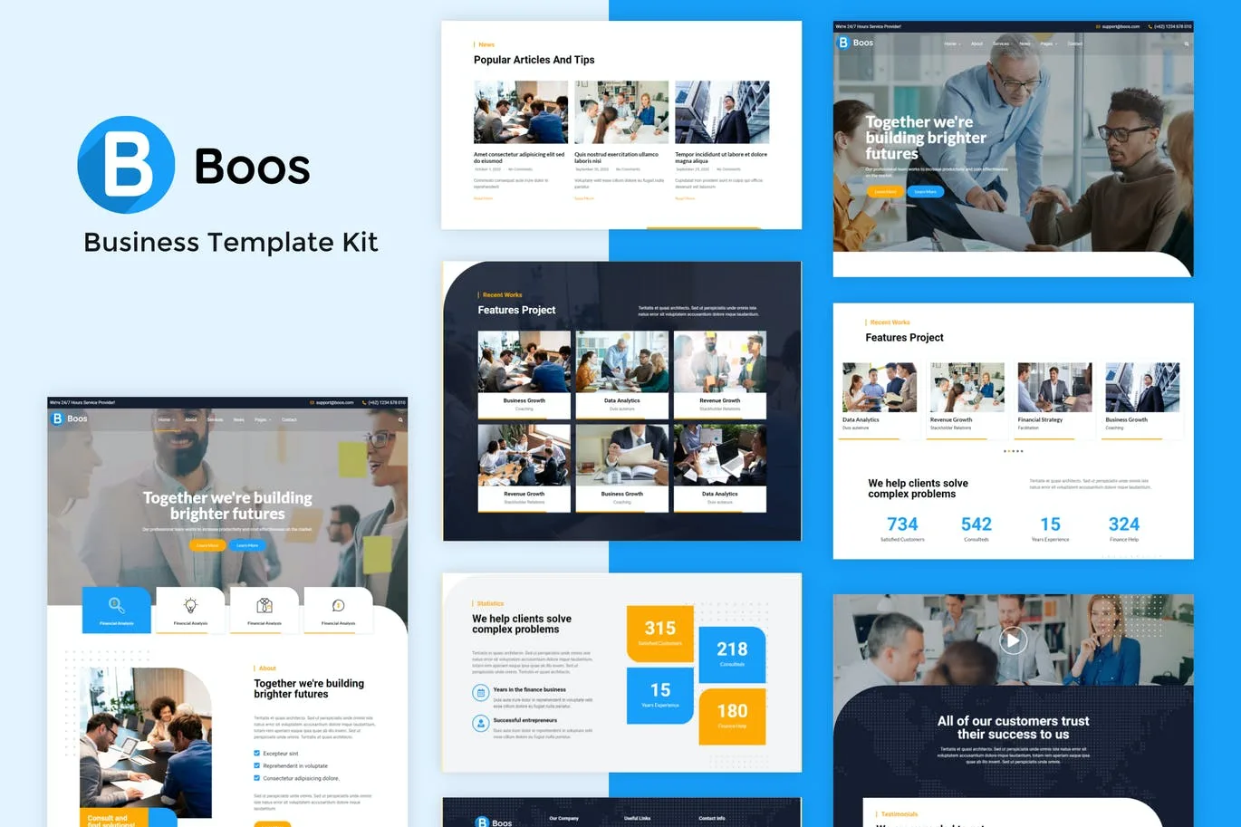 Boos – 商业Elementor模板工具包-myforexstore