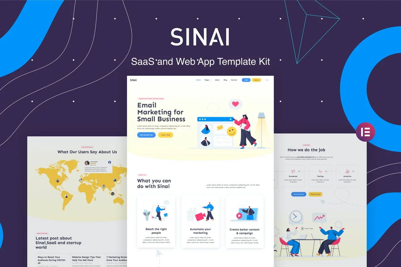 Sinai – SaaS和Web应用程序 Template Kit-myforexstore