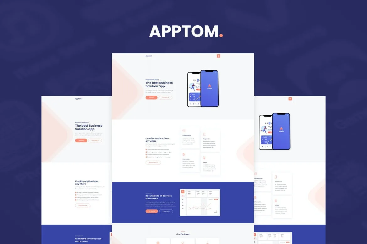 Apptom – 应用和软件展示柜 Elementor Template Kit-myforexstore