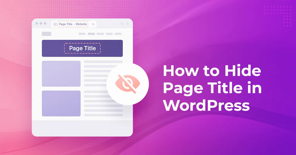 如何在WordPress中隐藏页面标题-myforexstore